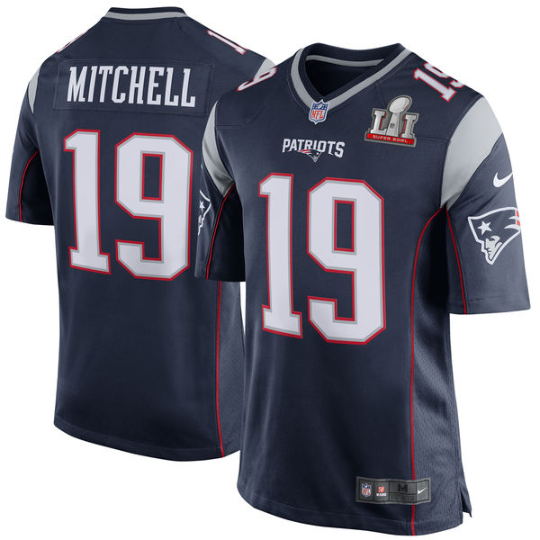 Malcolm Mitchell New England Patriots Nike Super Bowl LI Bound Game Jersey - Navy